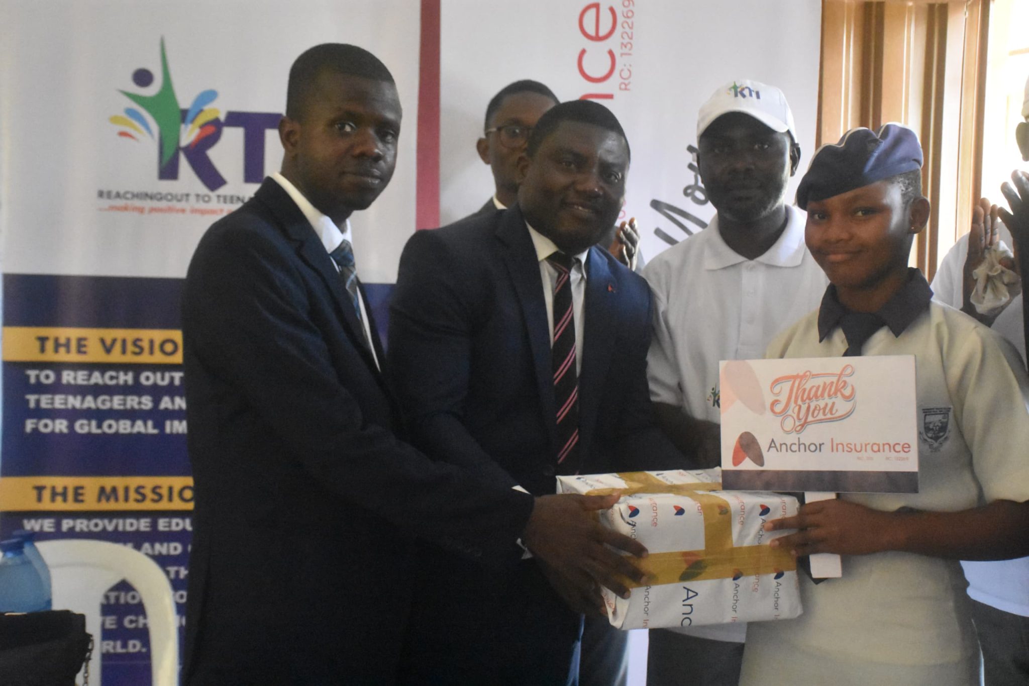 Anchor Sponsors RTI’s School Outreach, Donates Books to Public