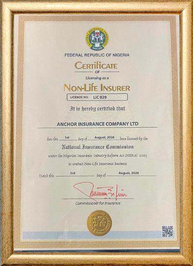 Our New NAICOM License